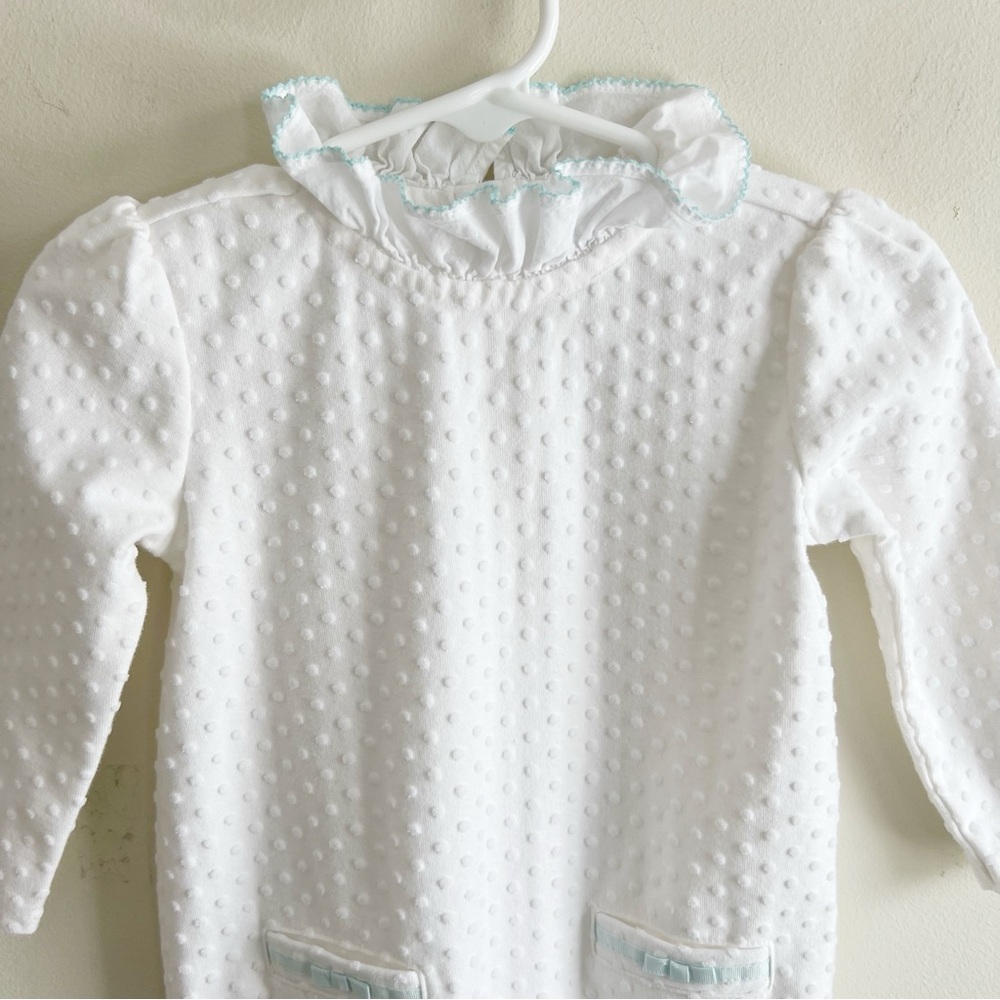 Janie & Jack 12/18 Swiss Dot Onesie - Picture 3 of 7